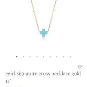 Enewton signature cross girl necklace